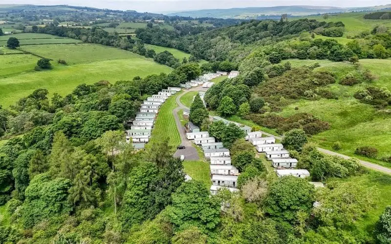 Caravan park aerial