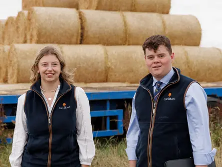 GSC Grays trainee surveyors on a working farm in North Yorkshire