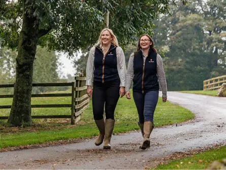 Consultants on farm