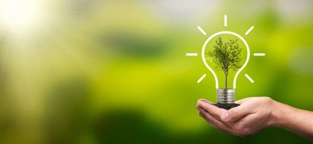 Lightbulb - green energy