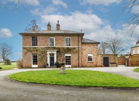 Listed North Yorkshire vicarage with tennis court and grazing paddocks comes to market