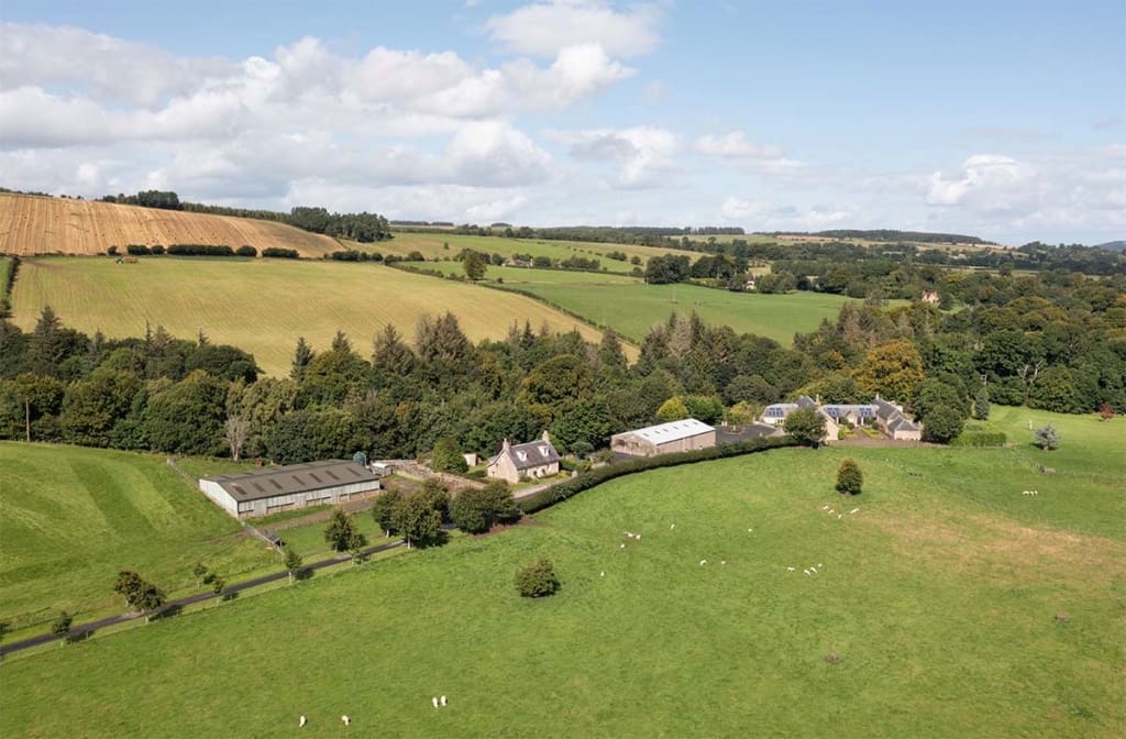 Secluded Scottish Borders farm with fabulous views for sale GSC Grays