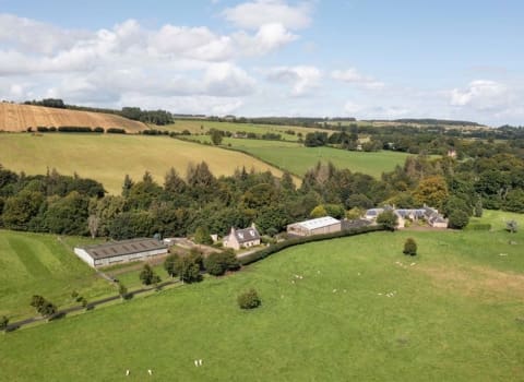 Secluded Scottish Borders farm with fabulous views for sale