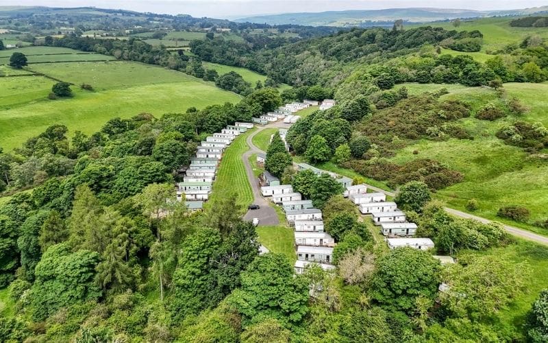 Caravan park aerial